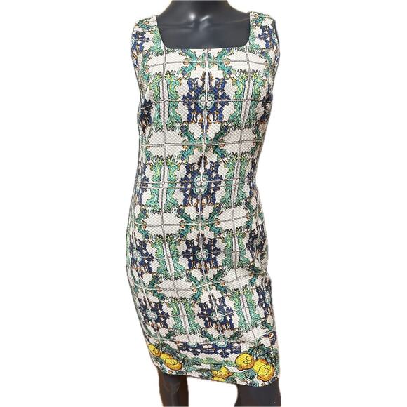 The Limited Floral Lemon Sheath Dress Textured Size 2 - Picture 1 of 12